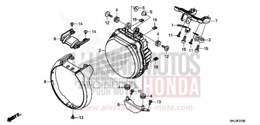 SCHEINWERFER CB1000RAJ de 2018