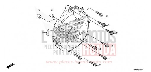 WECHSELSTROM-GENERATORABDECKUNG CB1000RAJ de 2018