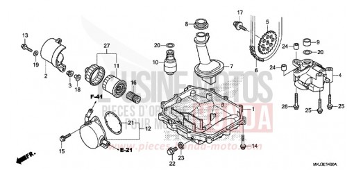 OELWANNE/OELPUMPE CB1000RAK de 2019