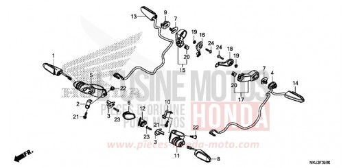 BLINKER CB1000RAK de 2019