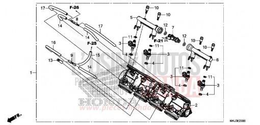 DROSSELKLAPPENGEHAEUSE CB1000RAL de 2020