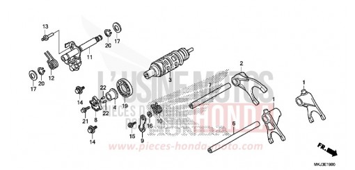 SCHALTTROMMEL CB1000RAL de 2020