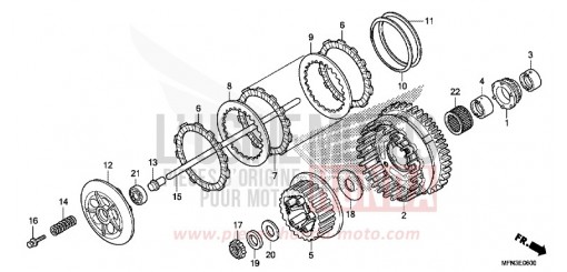 KUPPLUNG CB1000RF de 2015