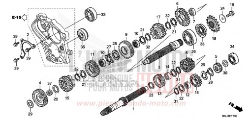 GETRIEBE CB1000RAL de 2020