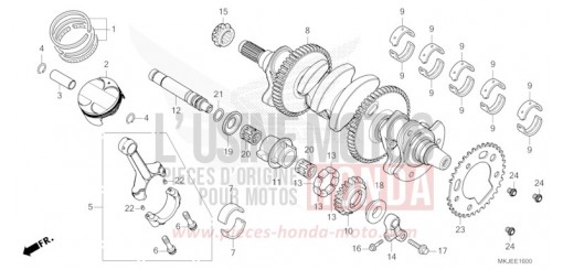 KURBELWELLE/KOLBEN CB1000RAM de 2021