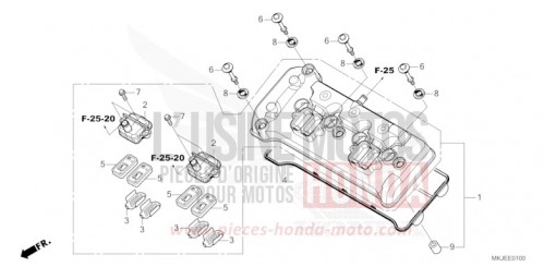 ZYLINDERKOPFDECKEL CB1000RAM de 2021