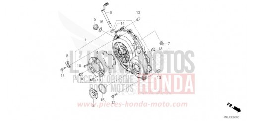 KURBELGEHAEUSEABDECKUNG CB1000RAM de 2021