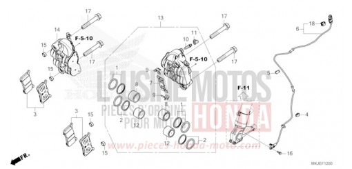 VORDERRAD-BREMSSATTEL CB1000RAM de 2021