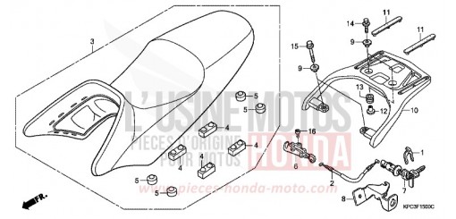SITZ/TRAEGER XL125V7 de 2007