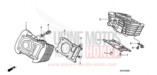 ZYLINDER XL125V8 de 2008