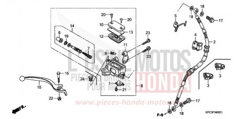 VORDERRADBREMSE XL125V8 de 2008