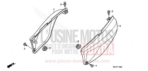 SEITENABDECKUNG XL125V9 de 2009