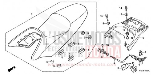 SITZ/TRAEGER XL125VB de 2011
