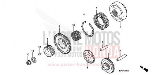 ANLASSERKUPPLUNG XL125VB de 2011