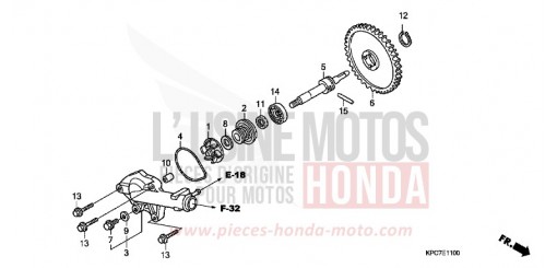 WASSERPUMPE XL125VB de 2011