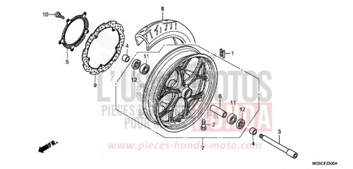 VORDERRAD NC700DD de 2013