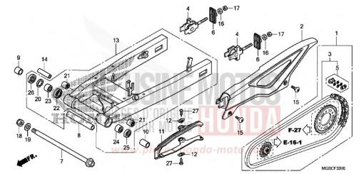 SCHWINGENARM NC700DD de 2013