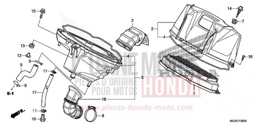 LUFTFILTER NC700DD de 2013