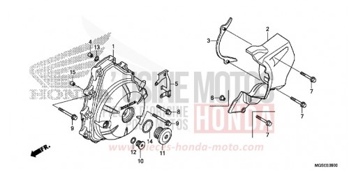 WECHSELSTROM-GENERATORABDECKUNG NC700SD de 2013