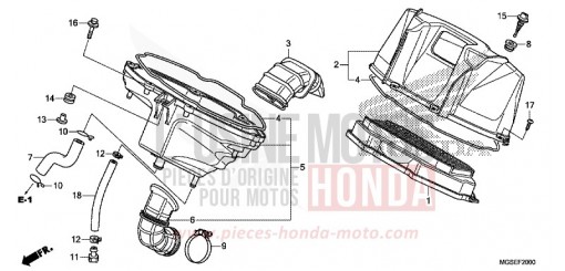LUFTFILTER NC700SD de 2013