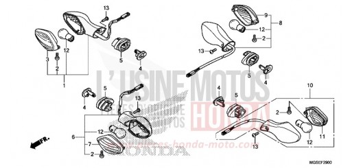 BLINKER NC700SD de 2013