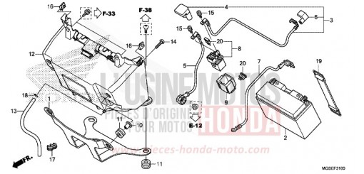BATTERIE NC700SD de 2013