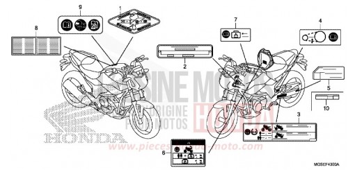 WARNETIKETT NC700SD de 2013