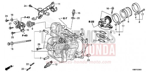 ZYLINDERKOPF NSS300AK de 2019