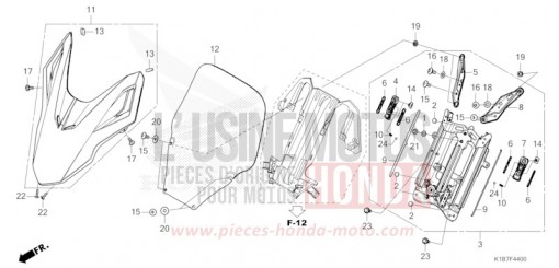 FRONTVISIER/WINDSCHUTZSCHEIBE NSS350AM de 2021