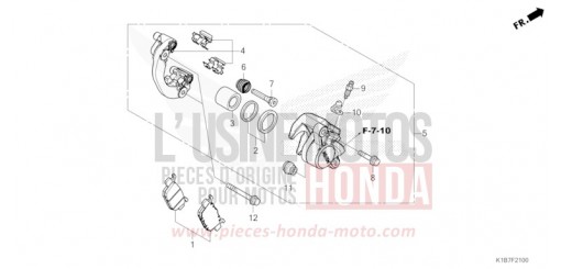 HINTERRAD-BREMSSATTEL NSS350AN de 2022