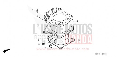 ZYLINDER XR650R2 de 2002