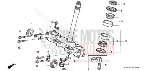 LENKSCHAFT XR650R3 de 2003