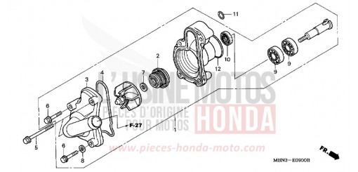 WASSERPUMPE XR650R6 de 2006
