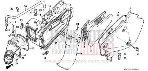 LUFTFILTER XR650RY de 2000