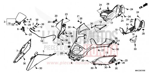 COUVERCLE GL1800BDL de 2020