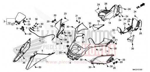 COUVERCLE GL1800BK de 2019