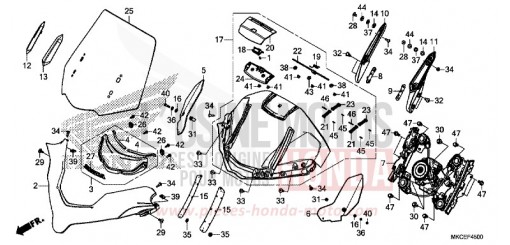 PARE-BRISE GL1800BK de 2019