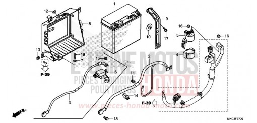 BATTERIE GL1800DAJ de 2018