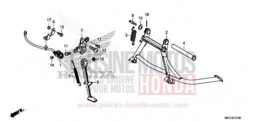 BEQUILLE GL1800DAL de 2020