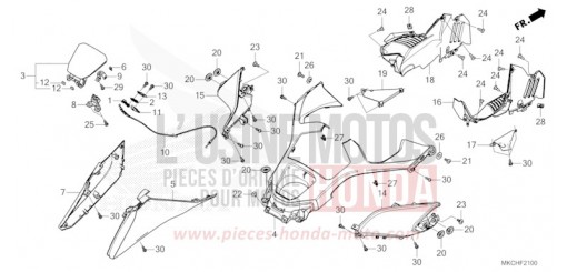 COUVERCLE GL1800DAM de 2021