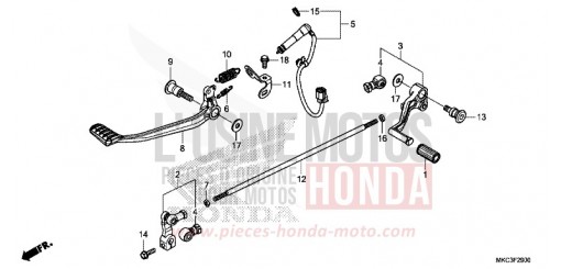 PEDALE GL1800J de 2018