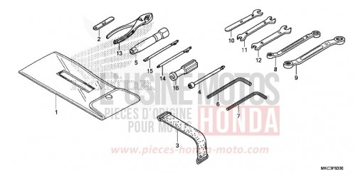 OUTILS GL1800J de 2018