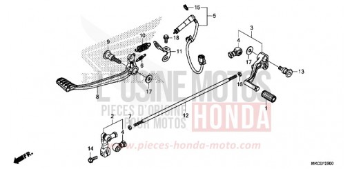 PEDALE GL1800K de 2019