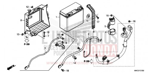 BATTERIE GL1800K de 2019