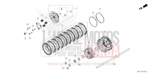 EMBRAYAGE GL1800M de 2021