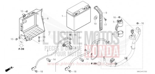 BATTERIE GL1800M de 2021