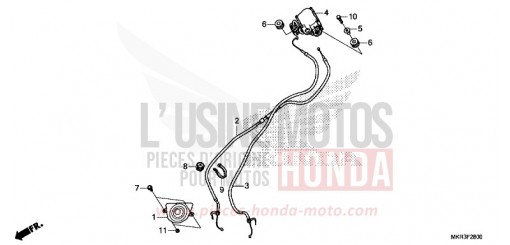 SERVO-MOTEUR CBR1000SPL de 2020