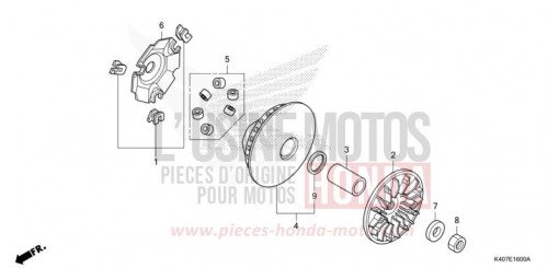ANTRIEBSFLAECHE NSS125ADK de 2019