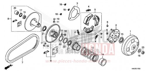 ABTRIEBSFLAECHE NSS125ADK de 2019