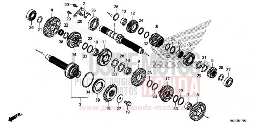 GETRIEBE CBR1000STL de 2020